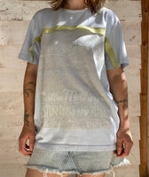 Faded blue ribbon t-shirt