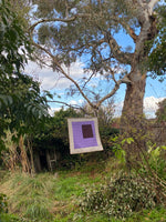 floating purple quilt